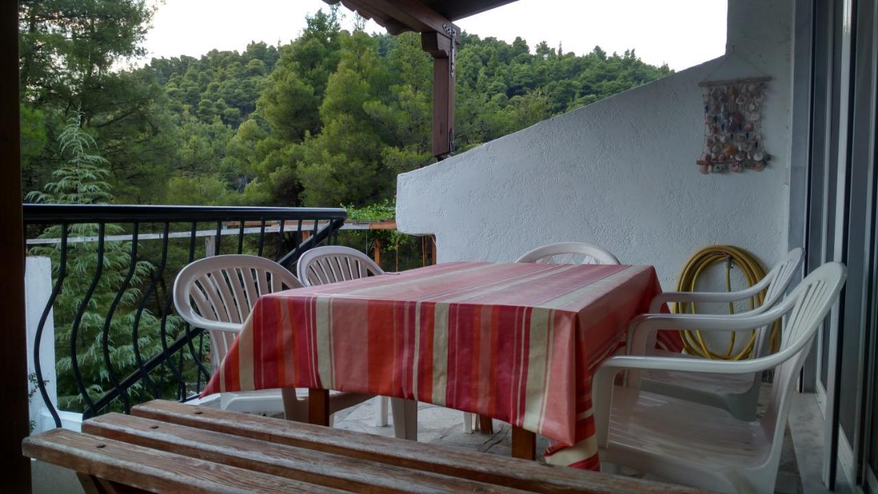 2-Bed Maisonette In Pine Forest, 250M From Beach Between Skala Fourka And Siviri Villa Skala Fourkas Exterior photo